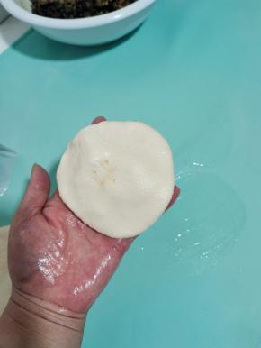 把另一个面片盖在上面！