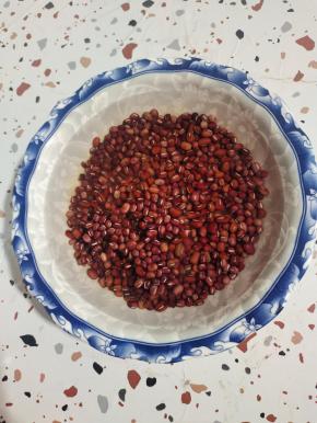 红豆提前用温水泡一晚上！