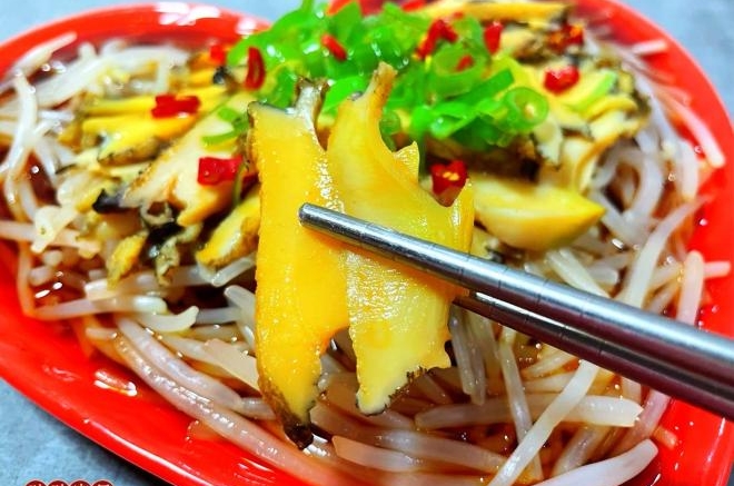 葱油银针鲍鱼