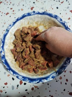 充分抓拌均匀！