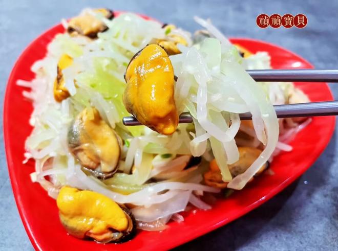 银针笋丝拌海虹