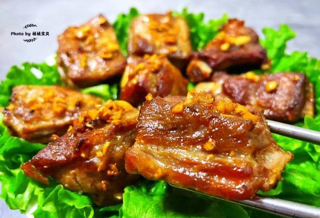 空气炸锅版蒜香排骨