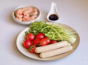 准备食材。