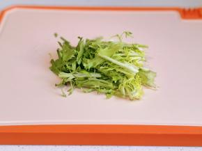 苦菊已经切段。
