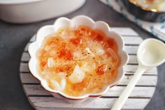 出锅后撒上少许桂花即可