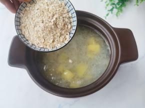 最后放入燕麦片，