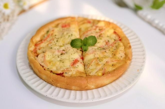 鸡肉肠蟹柳披萨