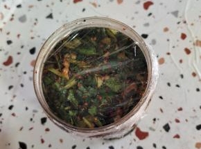 用保鲜膜封口！