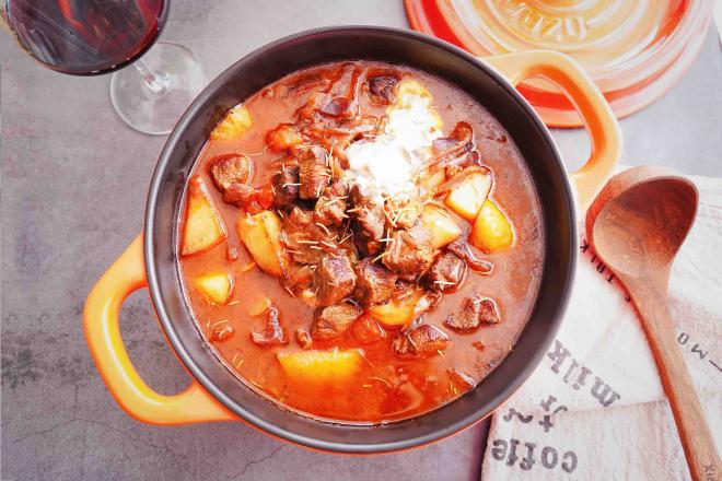 奥地利红酒炖和牛腹