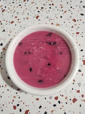 保鲜膜密封起来，让它二次发酵3天！