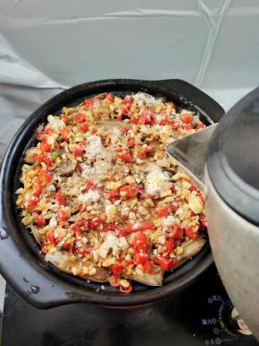 再倒入适量的开水！