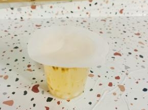 盖上防溢纸！