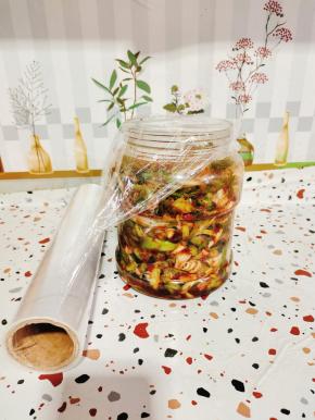 用保鲜膜封起来！