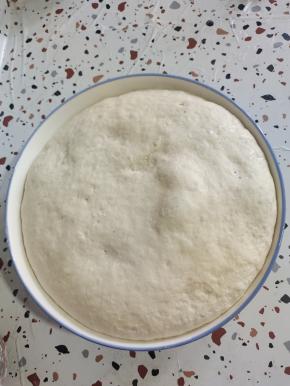 放在温暖的地方，发酵至两倍大！