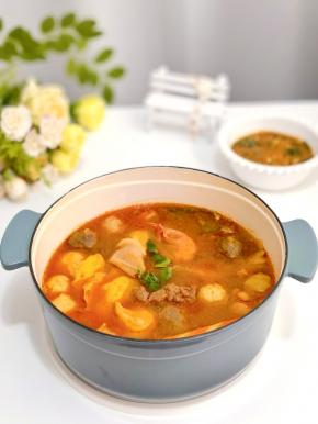 想吃什么涮什么。