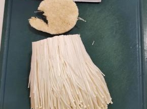 金针菇切掉根部！