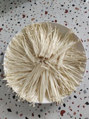 整齐的摆放在盘子里！