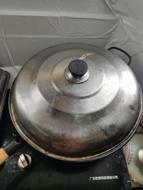 水开以后，上锅蒸10分钟！