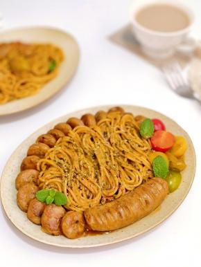 简单的二人餐。