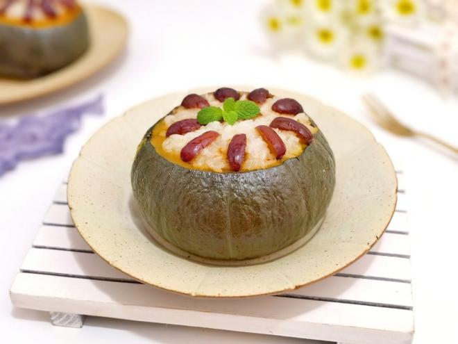 红糖糯米蒸南瓜