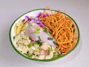 所有食材混合。