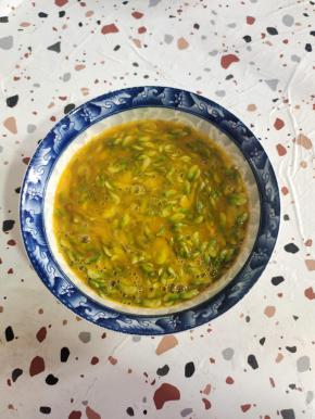 继续搅拌均匀！