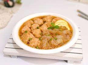 加柠檬片，葱花。