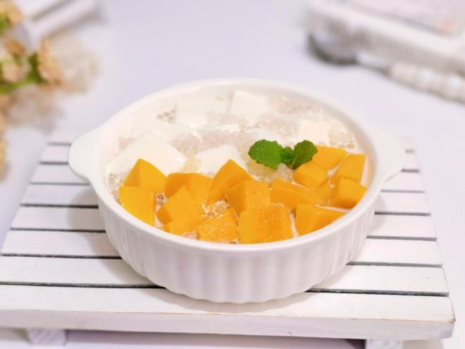 芒果奶冻西米露