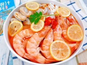 冰爽酸辣的冷泡小海鲜完成