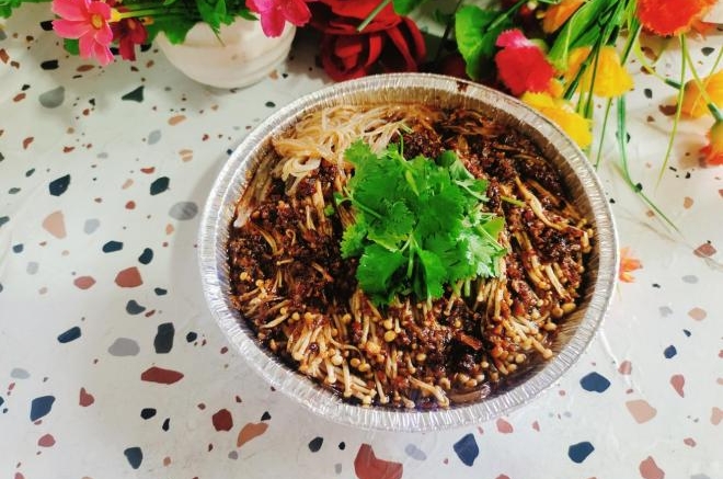 蒜蓉粉丝金针菇
