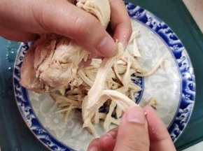 撕成细丝！