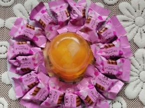女儿喜欢吃巧克力，给她做一个巧克力的太阳花！