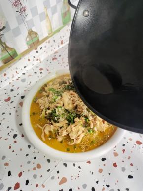 淋上热油即可食用！