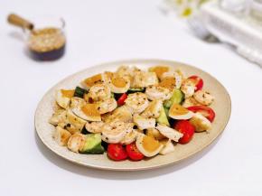 淋上油醋汁就好啦！