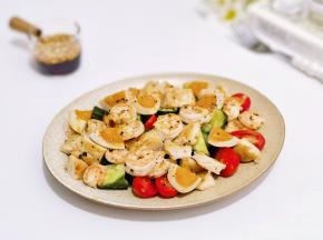 淋上油醋汁就好啦！