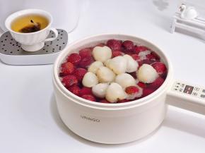 加入荔枝煮1分钟。