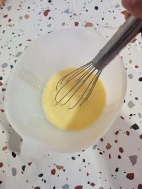 搅拌均匀至白糖融化！