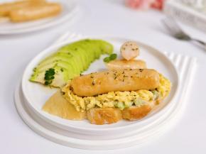 营养满分的早餐。