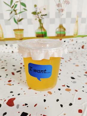 贴上标签！一杯港式柠檬茶就做好了！做法简单！还原店里卖的味道！