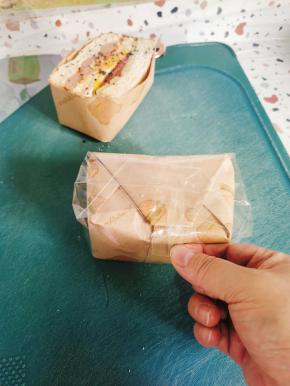 包装起来，用胶带固定住即可！