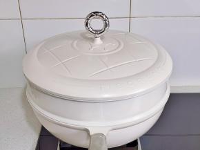 盖上盖子蒸10分钟。