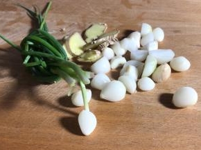 备好葱姜蒜