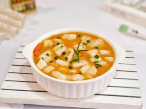 盛出装盘撒葱花。