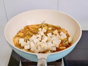 再加入豆腐块。