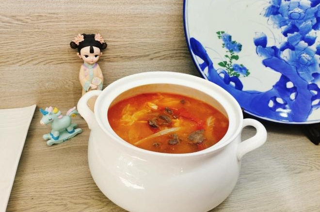 番茄猪心汤