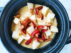 放红枣，苹果，