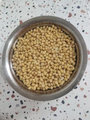 黄豆提前泡三个小时！