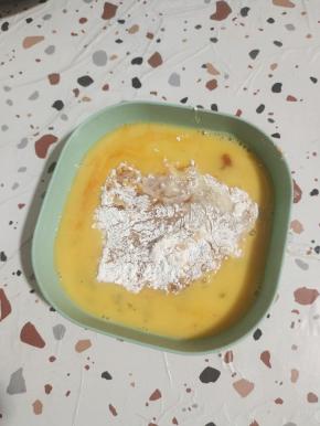 再次裹一层蛋液！