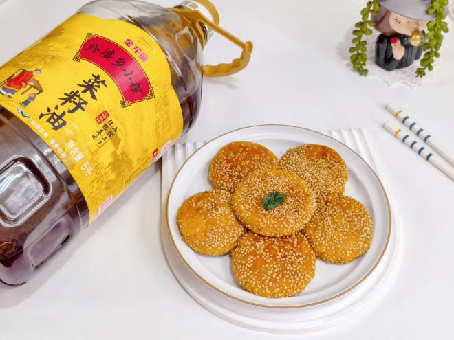 玫瑰豆沙糯米饼