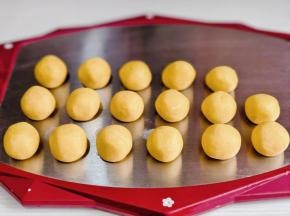 分成等份小面团。